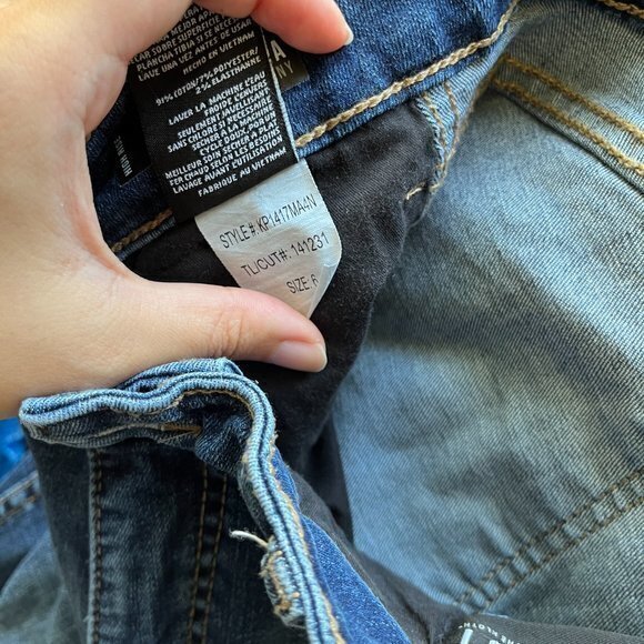 KUT FROM THE KLOTH Donna Fab Ab High Waist Ankle Skinny Jeans Blue Womens Size 6 - Picture 11 of 11